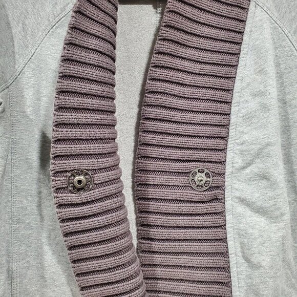 Lululemon Women’s Bliss Break Wrap Jacket Yoga Gray  French Terry Size 4 - Picture 6 of 10